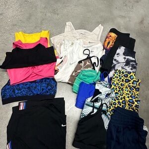 Activewear clothes lot - mostly Nike